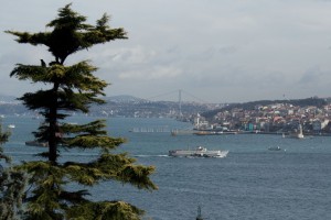 Türkei: Blick über den Bosporus auf die asiatische Seite von Istanbul