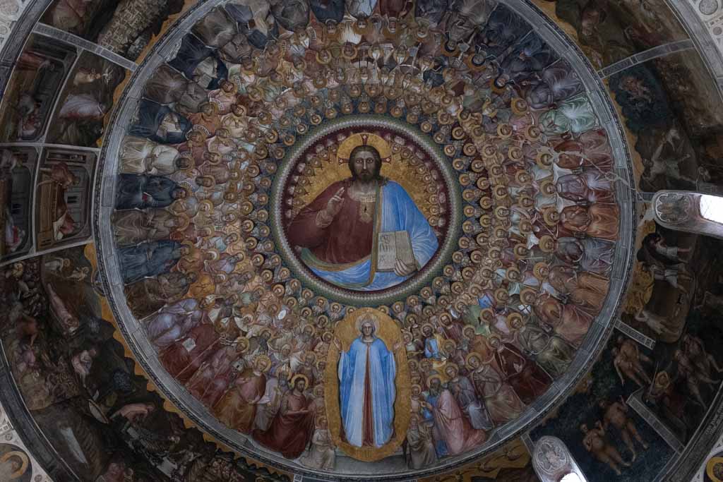 Fresko in der Taufkapelle von Padua.