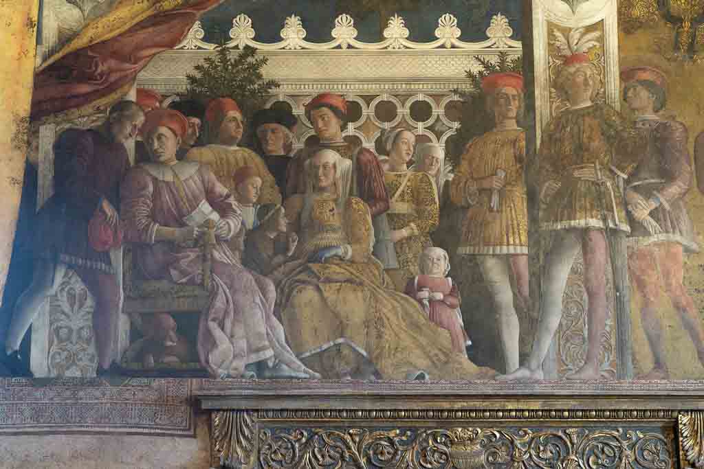 Familienporträt der Familie Gonzaga von Andrea Mantegna.