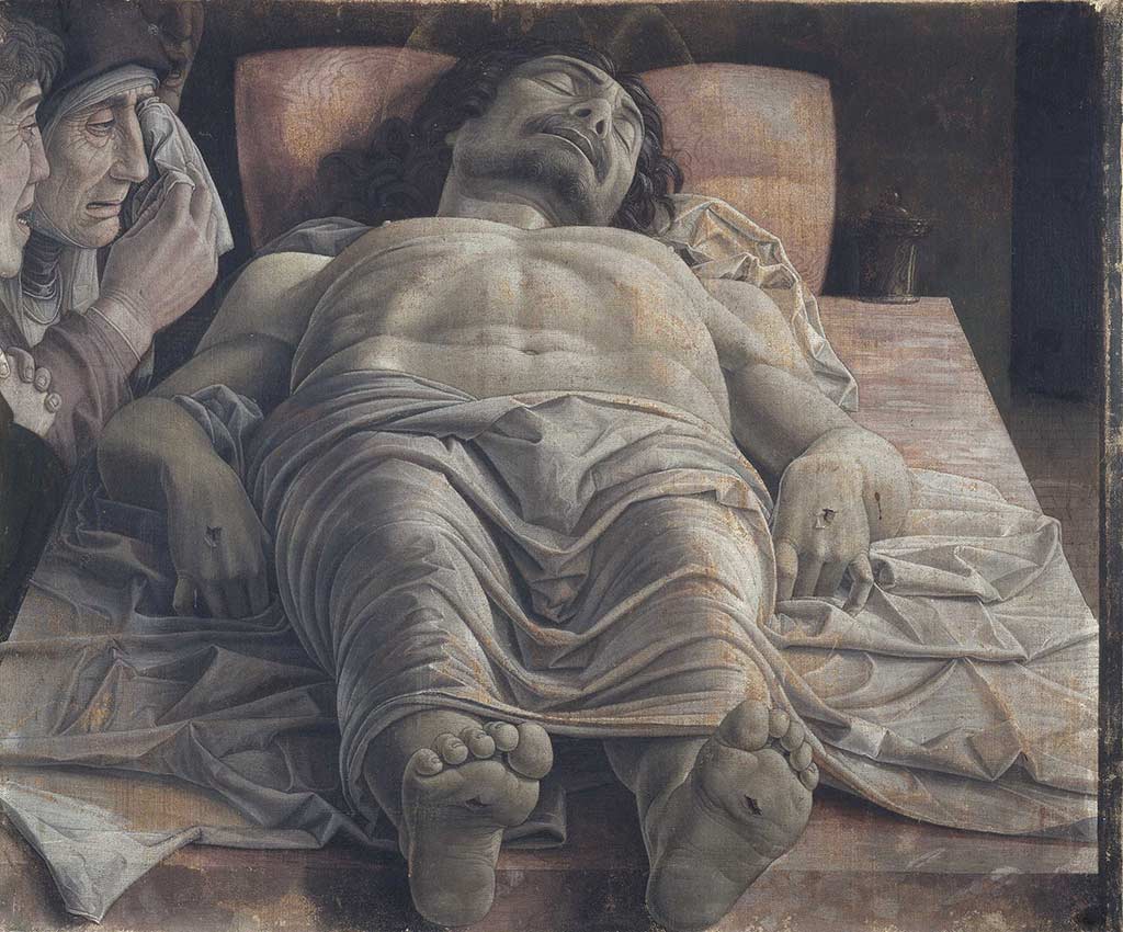 Gemälde von Andrea Mantegna in der Pinacoteca di Brera in Mailand.