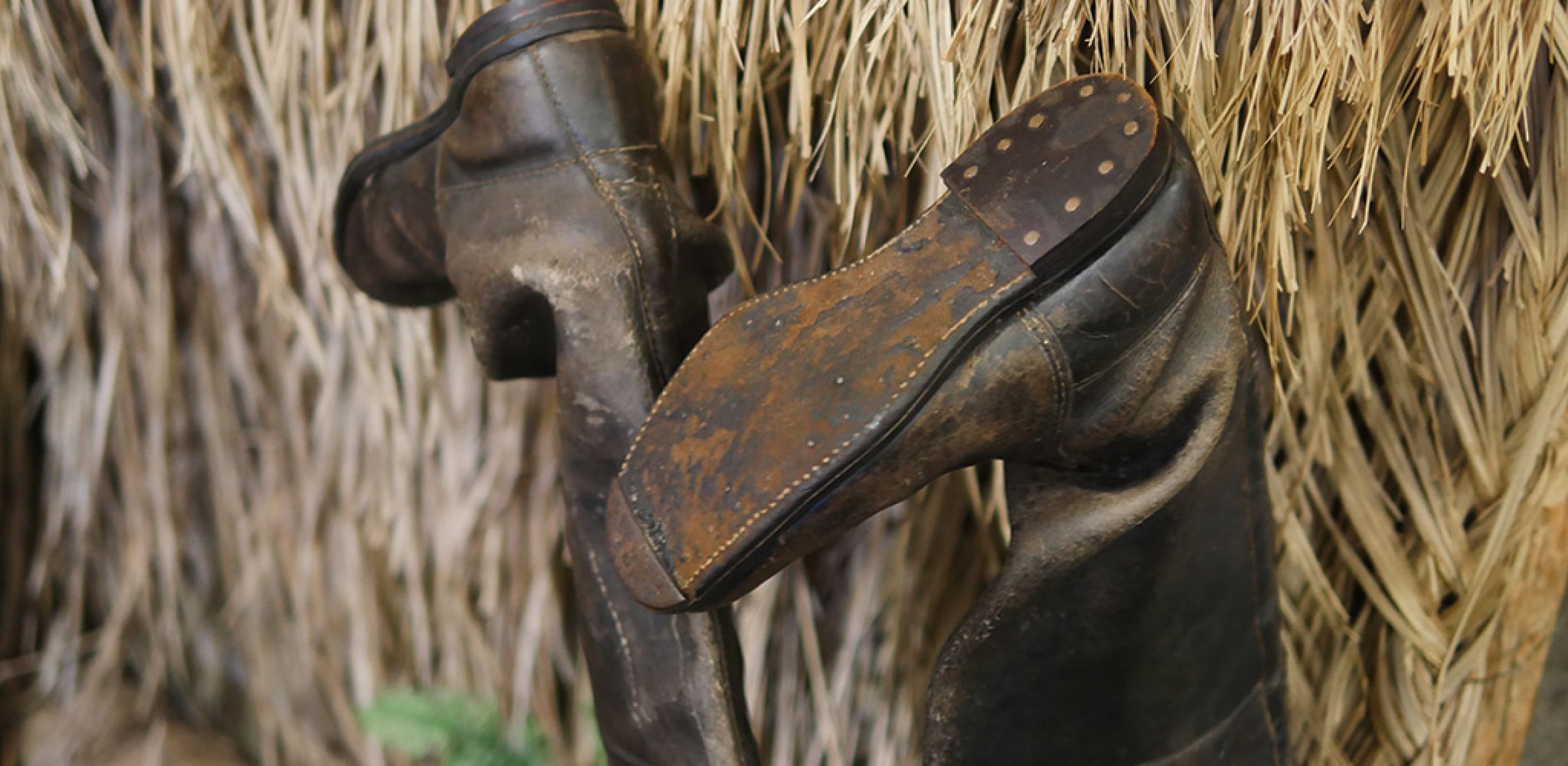 Stiefel aus dem Kauri Museum.