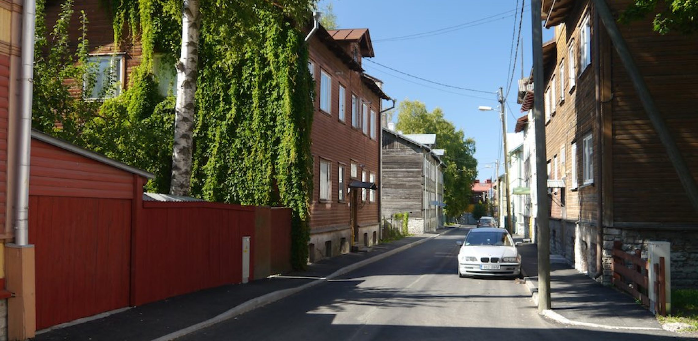 Straße im Kalamaja Viertel von Tallinn